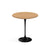 Saarinen Side Table - 20” Round side/end table Knoll Black Light Oak 