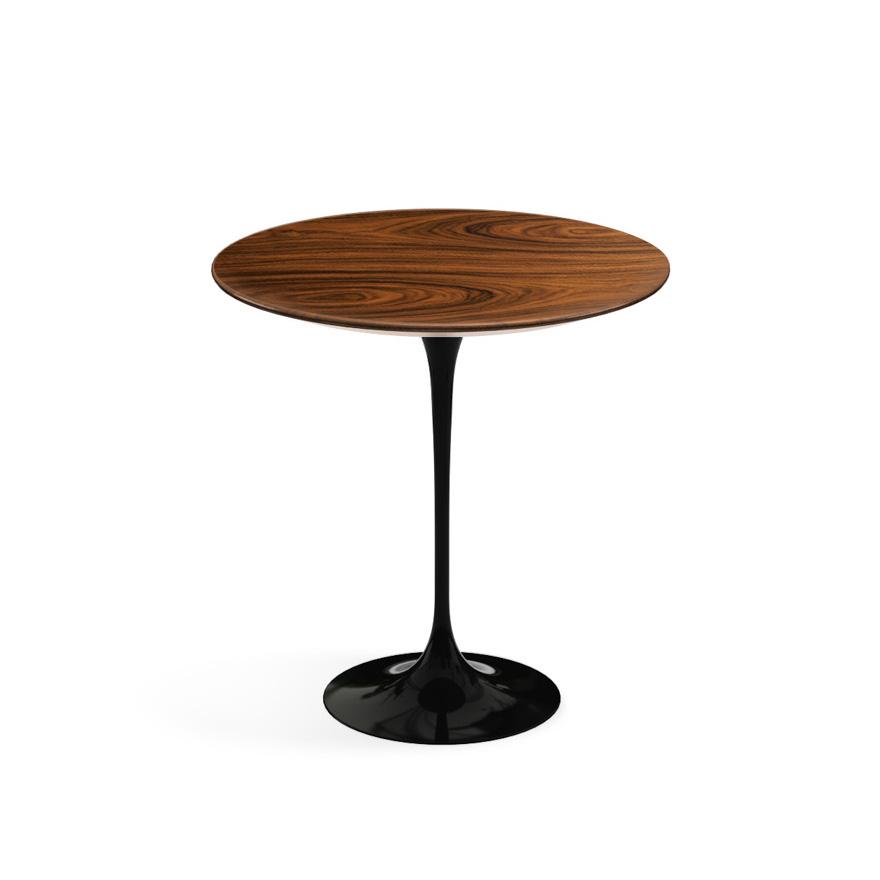 Saarinen Side Table - 20” Round side/end table Knoll Black Rosewood 