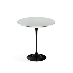 Saarinen Side Table - 20” Round side/end table Knoll Black Chrome 