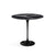 Saarinen Side Table - 22” Oval side/end table Knoll Black Portoro marble, Shiny finish 