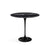 Saarinen Side Table - 22” Oval side/end table Knoll Black Portoro marble, Satin finish 