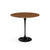 Saarinen Side Table - 22” Oval side/end table Knoll Black Light Walnut 