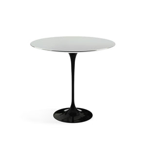 Saarinen Side Table - 22” Oval side/end table Knoll Black Chrome 