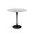 Saarinen Side Table - 22” Oval side/end table Knoll Black Chrome 