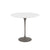 Saarinen Side Table - 22” Oval side/end table Knoll Grey White laminate, Satin finish 