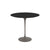 Saarinen Side Table - 22” Oval side/end table Knoll Grey Black laminate, Satin finish 