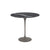 Saarinen Side Table - 22” Oval side/end table Knoll Grey Nero Marquina marble, Shiny finish 