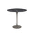 Saarinen Side Table - 22” Oval side/end table Knoll Grey Nero Marquina marble, Satin finish 