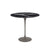 Saarinen Side Table - 22” Oval side/end table Knoll Grey Portoro marble, Shiny finish 