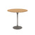 Saarinen Side Table - 22” Oval side/end table Knoll Grey Light Oak 