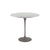 Saarinen Side Table - 22” Oval side/end table Knoll Grey Chrome 