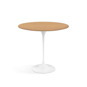 Saarinen Side Table - 22” Oval side/end table Knoll White Light Oak 