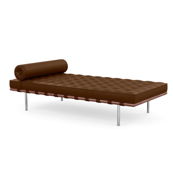 Barcelona Couch Sofa Knoll Sabrina - Nutmeg 