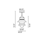 Santorini Ceiling Fixture Ceiling lamp Marset 