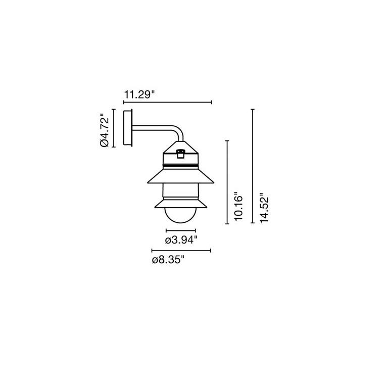 Santorini Fixed Stem Wall Fixture Wall Lights Marset 