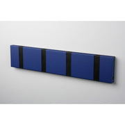 Knax Horizontal Colored Coat Hook Coat Hooks Loca 4 hooks Black Sapphire