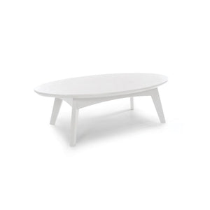 Satellite Oval Cocktail Table Coffee Tables Loll Designs Cloud White 