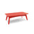 Satellite Rectangular Cocktail Table Coffee Tables Loll Designs Apple Red 