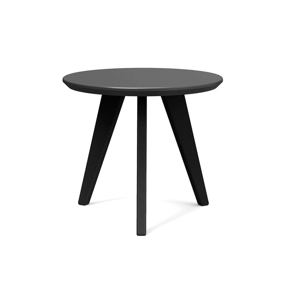 Satellite Round End Table side/end table Loll Designs 18&quot; Black 