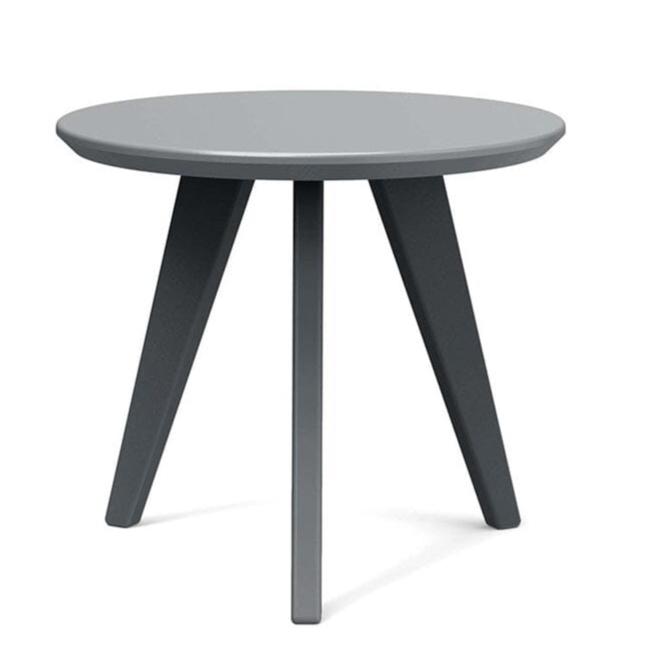 Satellite Round End Table side/end table Loll Designs 18&quot; Charcoal Grey 