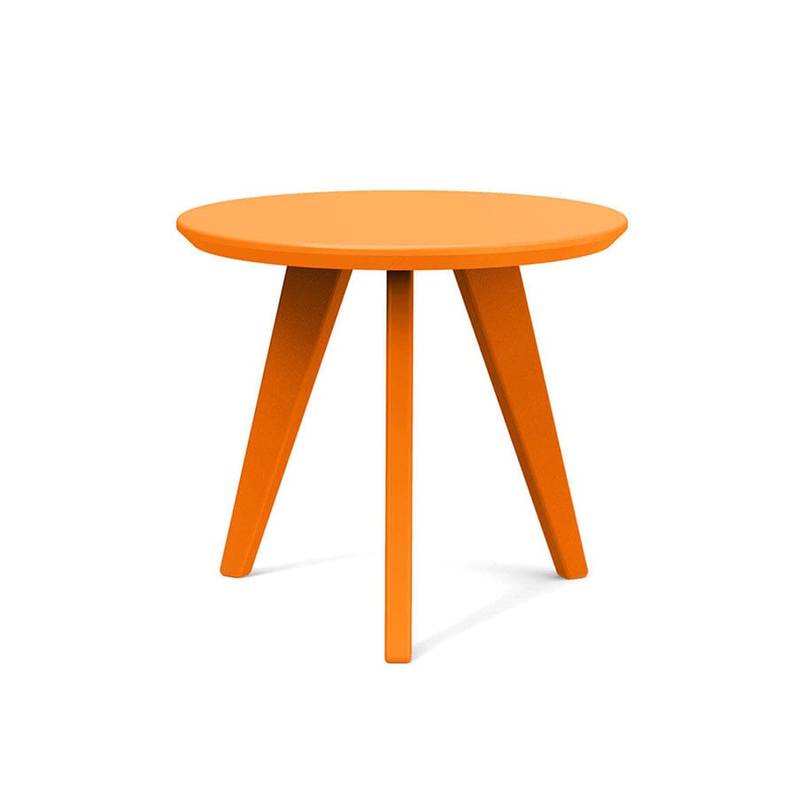 Satellite Round End Table side/end table Loll Designs 18" Sunset Orange 