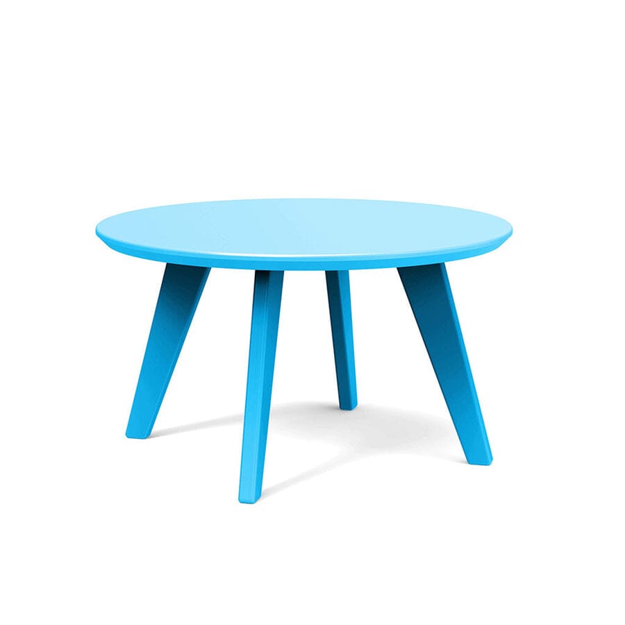 Satellite Round End Table side/end table Loll Designs 26&quot; Sky Blue 