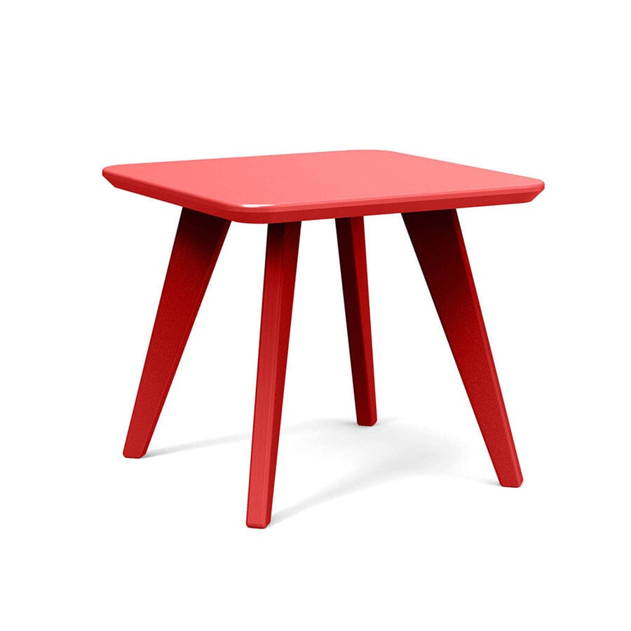 Satellite Square End Table side/end table Loll Designs 18" Apple Red 