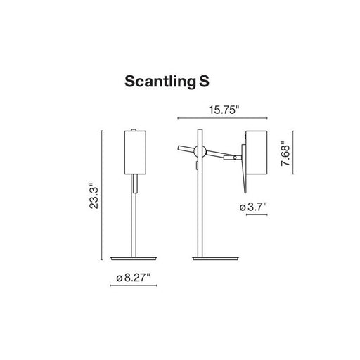 Scantling S Table Lamp Table Lamps Marset 