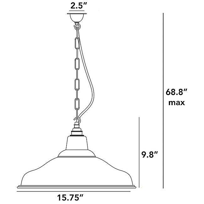 School Light Pendant suspension lamps Original BTC 