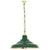 School Light Pendant suspension lamps Original BTC Painted Green with Copper Interior 