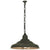 School Light Pendant suspension lamps Original BTC Weathered Copper with Copper Interior 