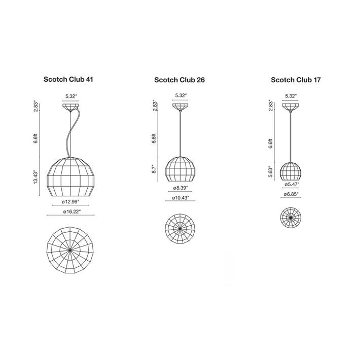 Scotch Club Suspension Lamp suspension lamps Marset 