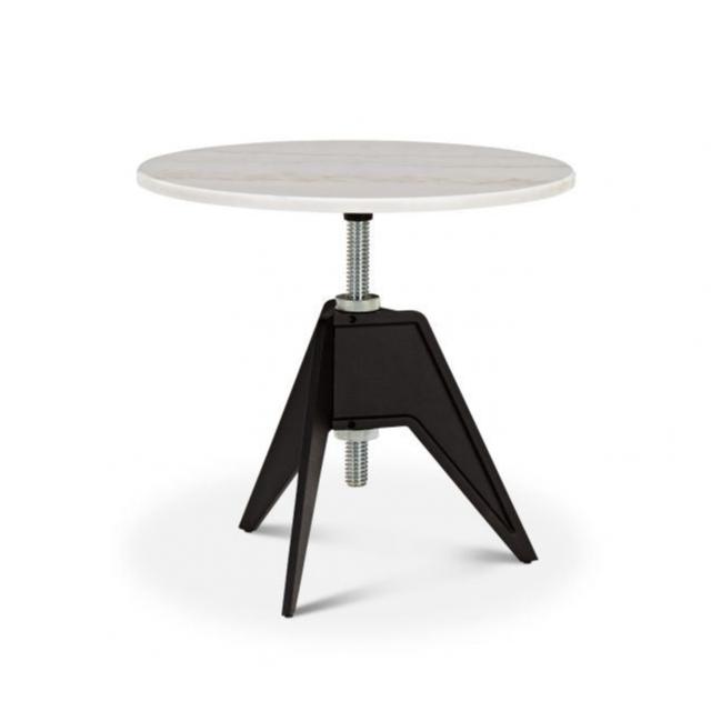 Screw Side Table side/end table Tom Dixon White Marble Top 