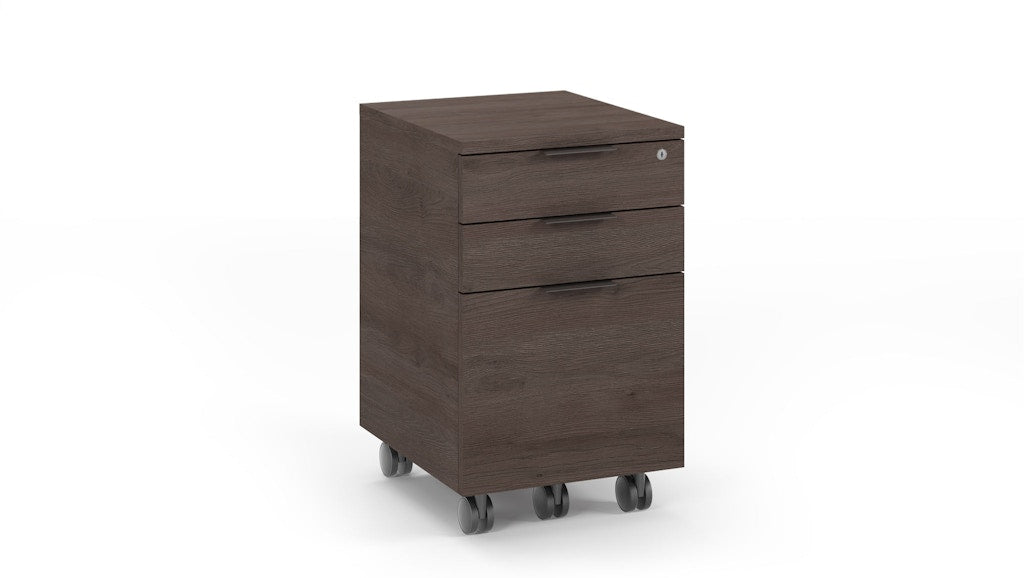 Sigma Mobile File Cabinet 6907 storage BDI Sepia 