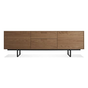 Series 11 2 Door/2 Drawer Console storage BluDot Walnut Oblivion 