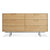 Series 11 6 Drawer Dresser storage BluDot White Oak / Stainless Steel 