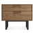 Series 11 Nightstand side/end table BluDot Walnut / Oblivion 