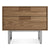 Series 11 Nightstand side/end table BluDot Walnut / Stainless Steel 