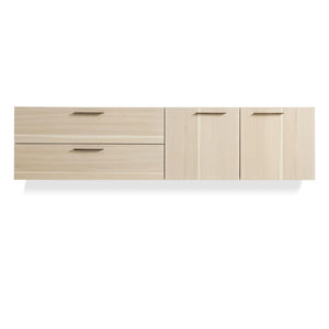 Shale 2 Door / 2 Drawer Wall Mounted Cabinet storage BluDot Hickory 