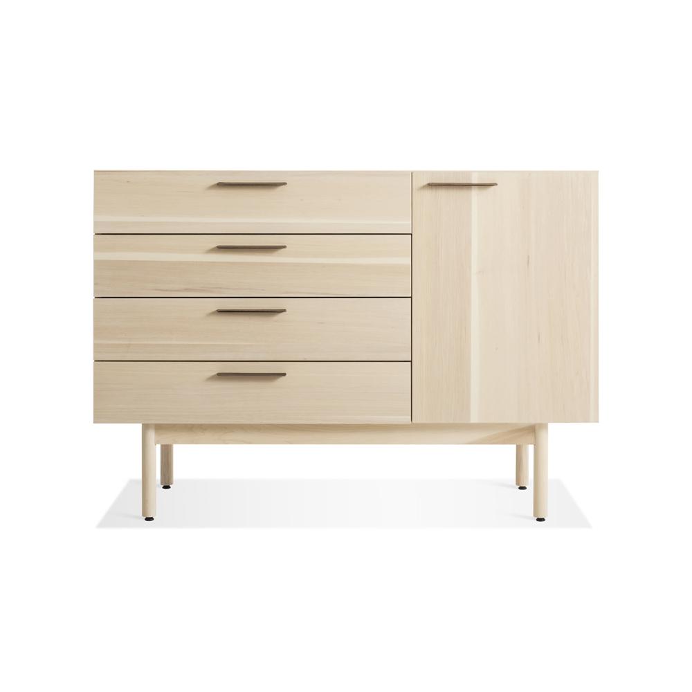 shale 4 drawer / 1 door credenza storage BluDot Hickory 