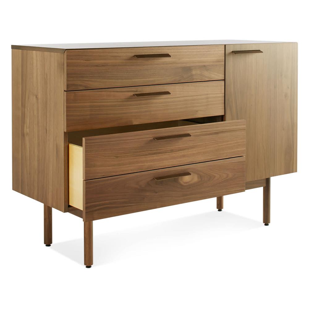 shale 4 drawer / 1 door credenza storage BluDot 