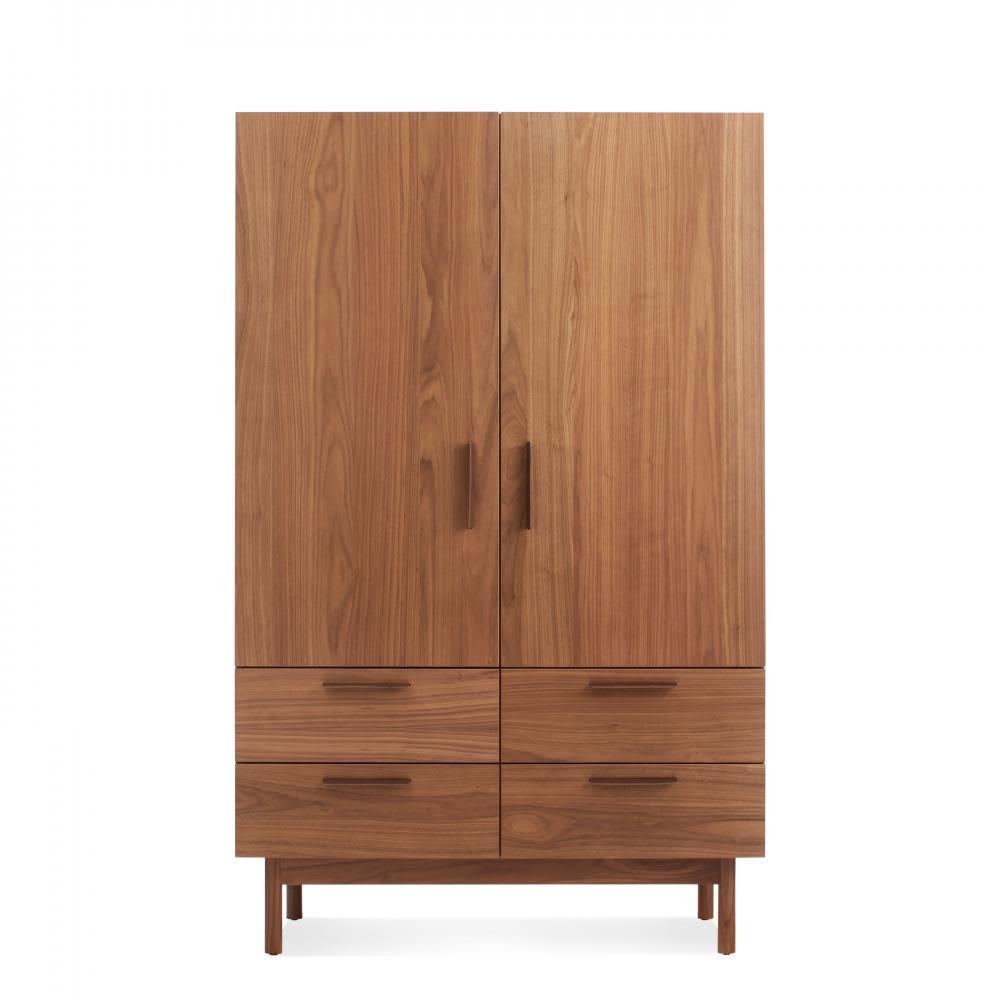 Shale Bar Cabinet storage BluDot Walnut 