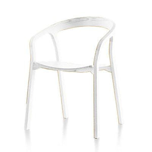 She Said Chair Side/Dining Mattiazzi White Lacquered Beech 