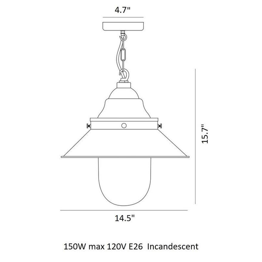 Ship’s Large Deck Light suspension lamps Original BTC 