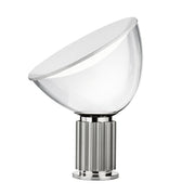 Taccia Small Led Table Lamp Table Lamps Flos Anodized Silver 