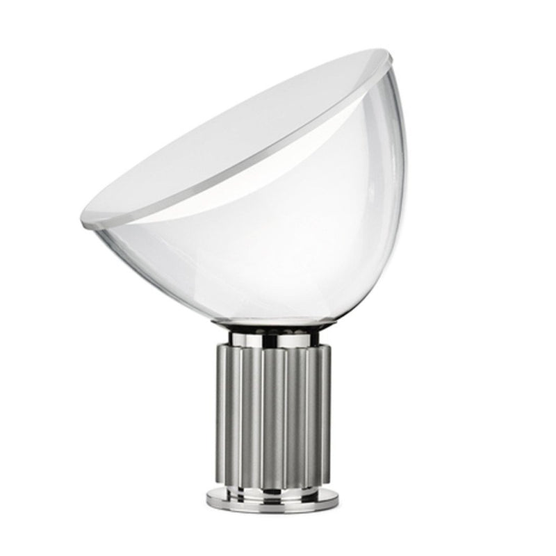 Taccia Small Led Table Lamp Table Lamps Flos Anodized Silver 