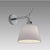 Tolomeo Wall Shade wall / ceiling lamps Artemide Wall Shade 10 Silver Fiber Shade 