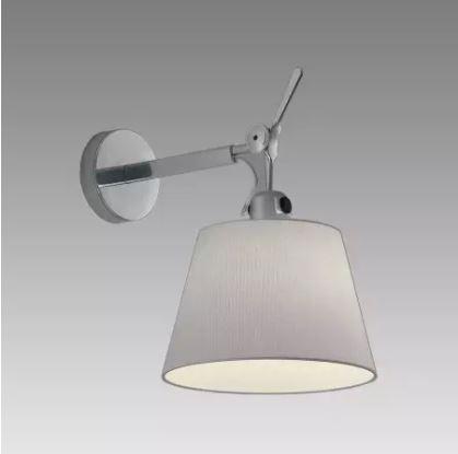 Tolomeo Wall Shade wall / ceiling lamps Artemide Wall Shade 7 Silver Fiber Shade 