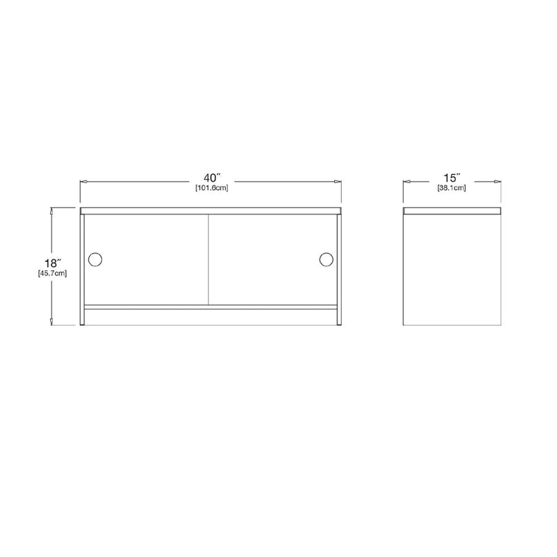 Slider Credenza storage Loll Designs 