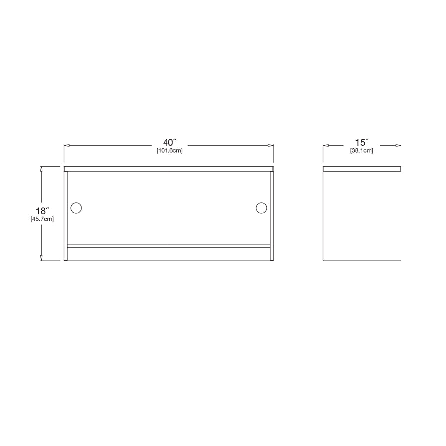 Slider Credenza storage Loll Designs 